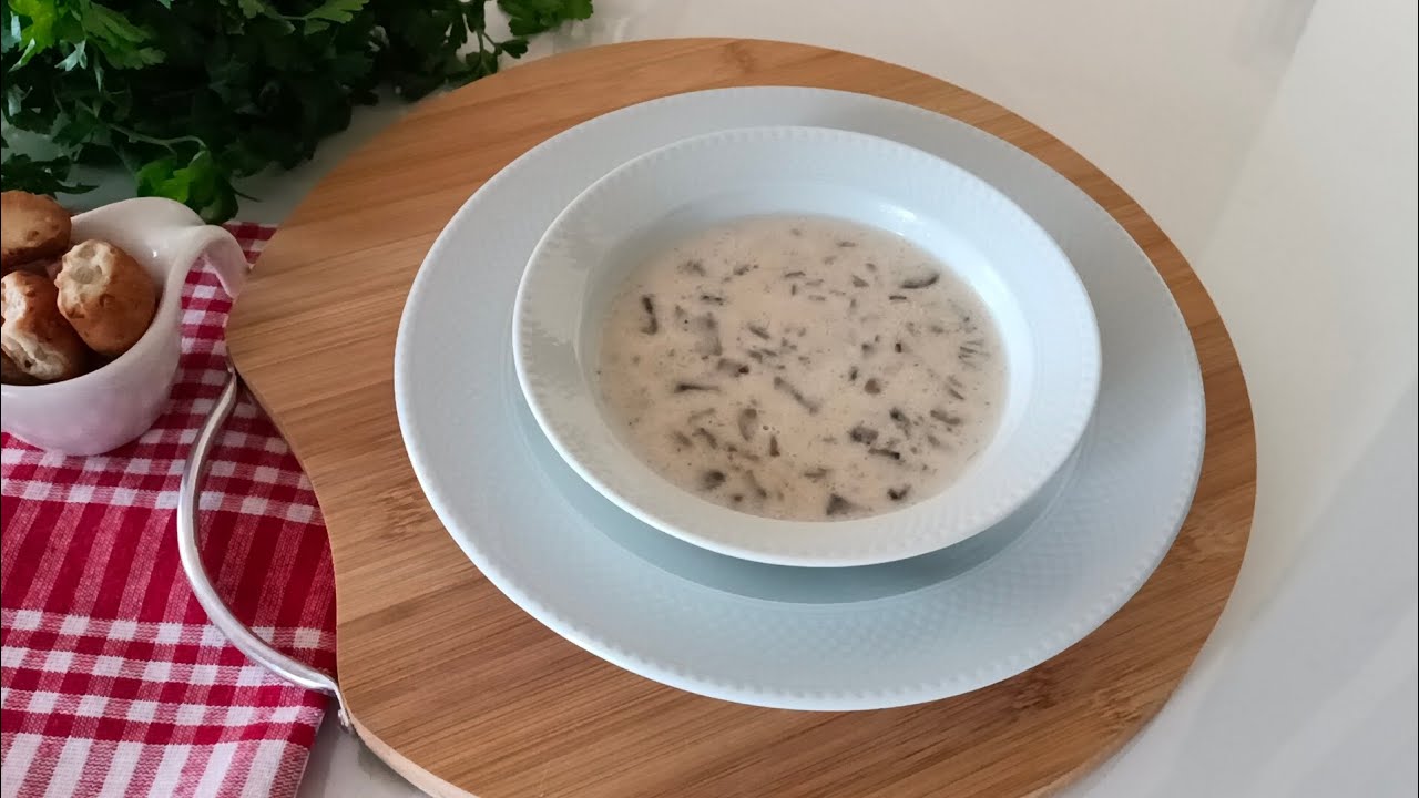 Kremalı Mantar Çorbası Tarifi – Çorba Çeşitleri – Akşama Ne Pişirsem – Leziz Yemek Tarifleri