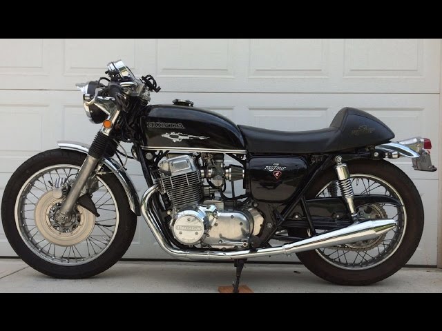 76 Honda CB750 Four Cafe Racer - YouTube 76 Honda Cb750 Four Cafe Racer - Youtube
