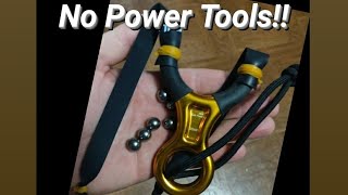 Making a Figure-8 Slingshot Using Only Handtools