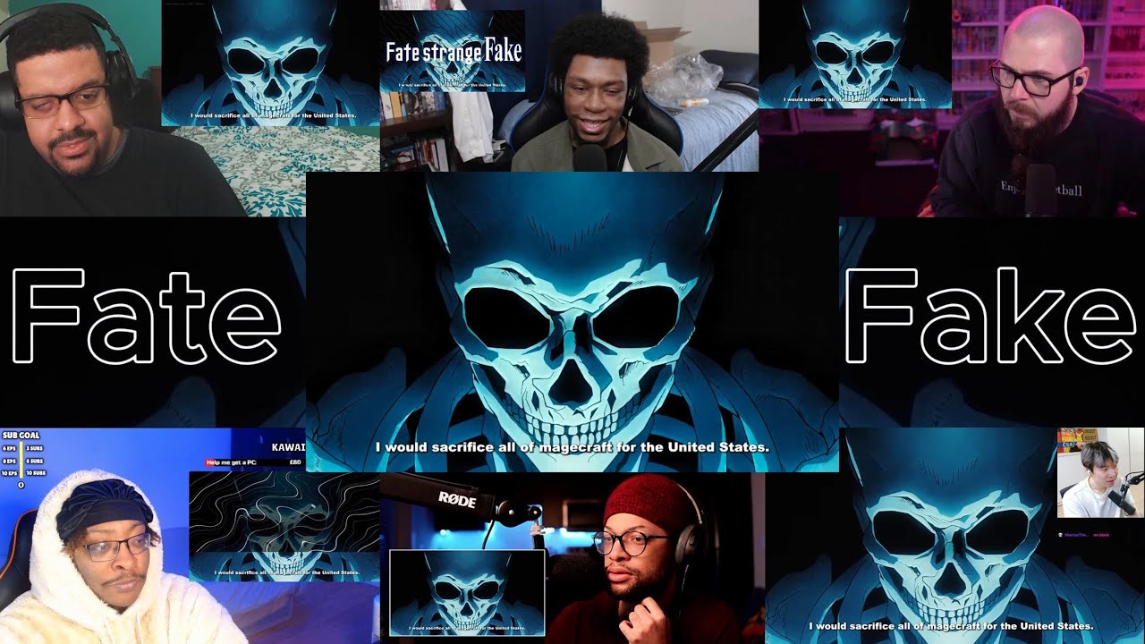 Fate/strange Fake | "TRUE" TRAILER Reaction Mashup