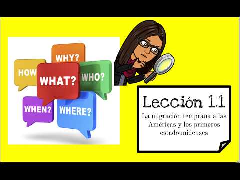 (Sp) (7th) Lesson 1.1 - Early Migration to the Americas