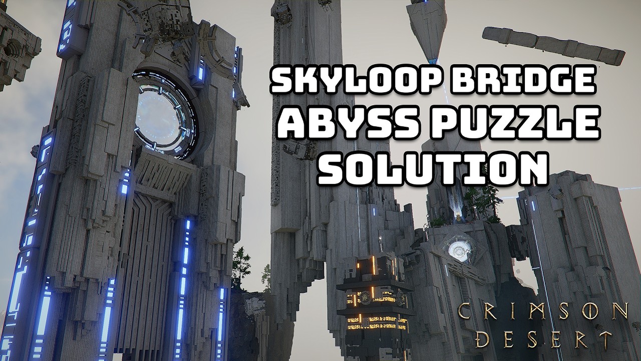 How To Complete Skyloop Bridge Abyss Puzzle in Crimson Desert - YouTube