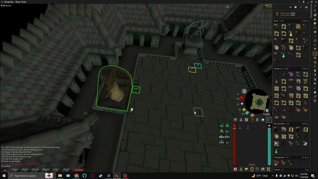 OSRS Grotesque Guardians SpeedRunner 119 Venator Bow/BP + Scythe YouTube