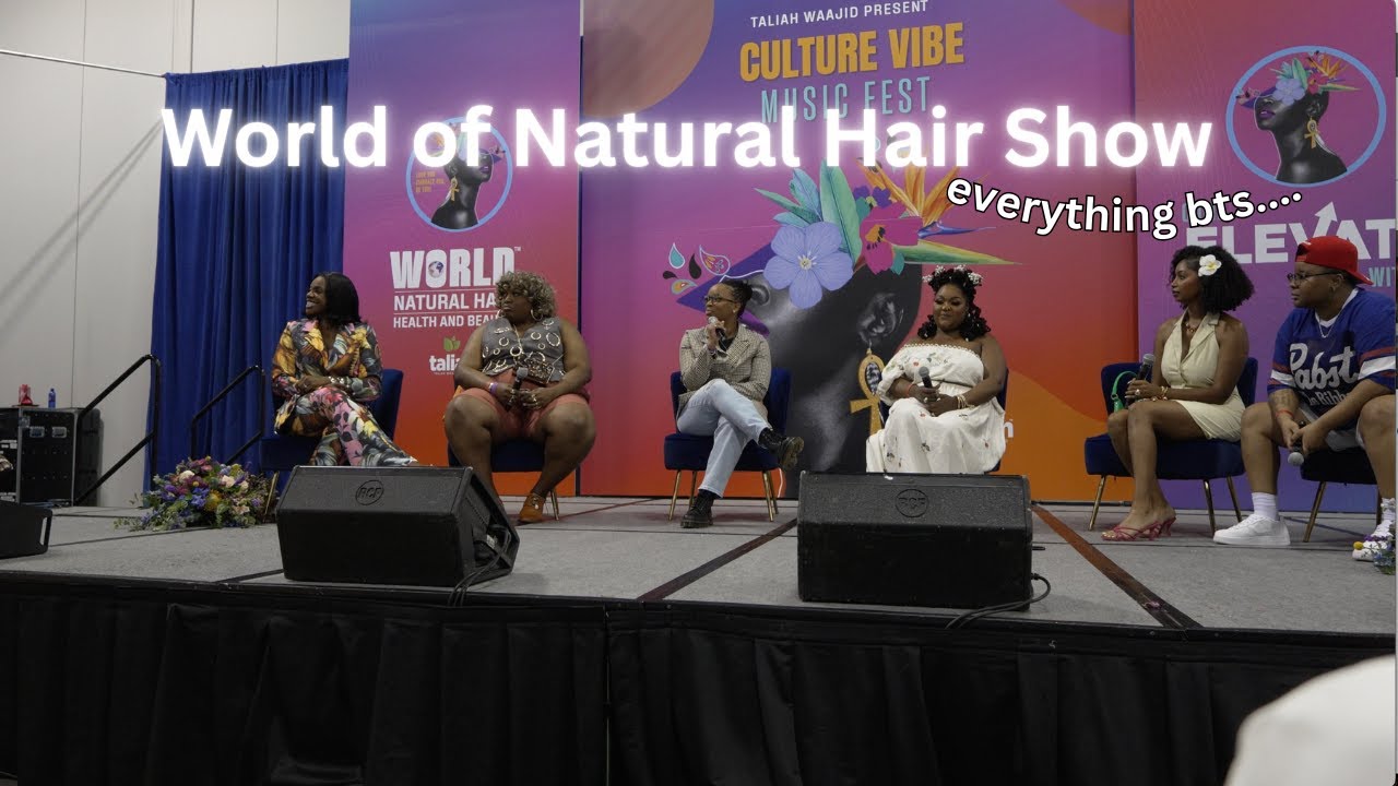 Behind the Scenes at the World of Natural Hair Show | I Speak on my First Panel