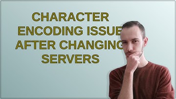 Wordpress: Character encoding issue after changing servers