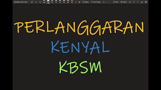 Fizik Tingkatan 4 Bab 2 KBSM: Perlanggaran Kenyal