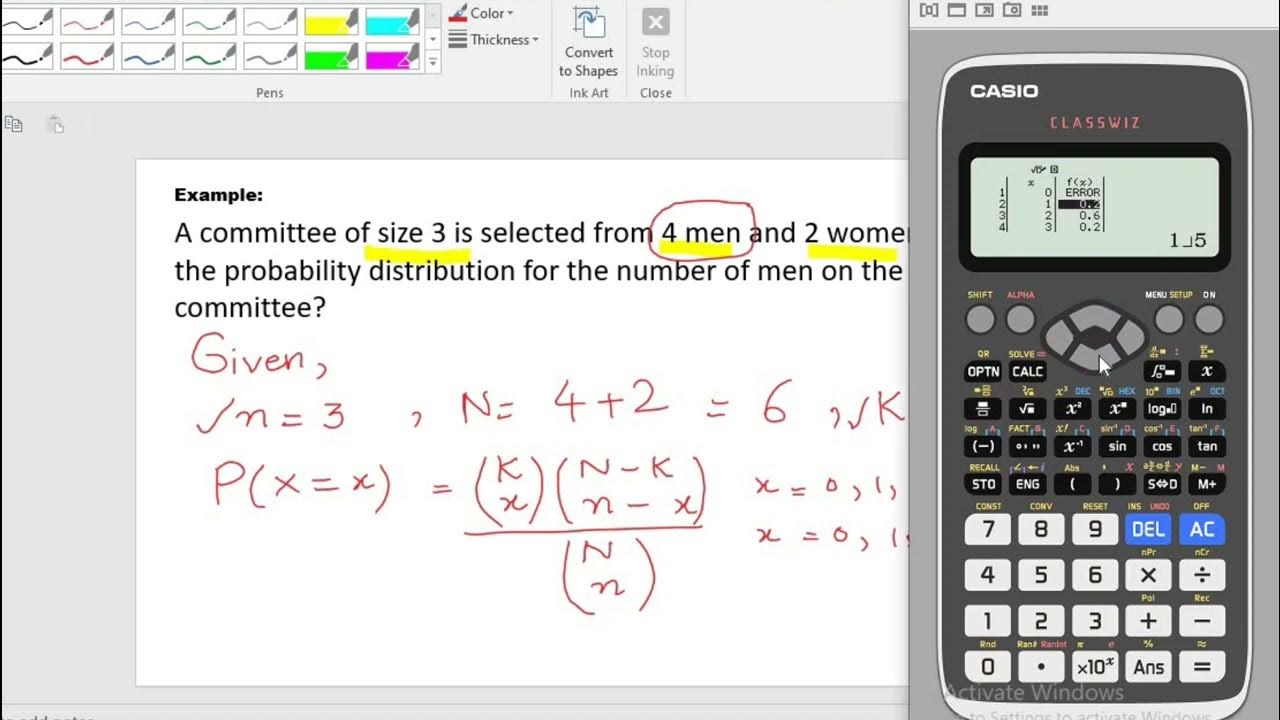 Lecture 36 Examples of Hypergeometric Distribution YouTube