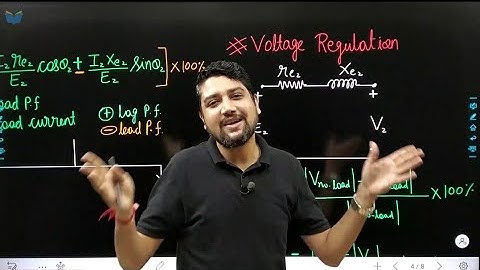 Lec 08 Voltage Regulation & Per Unit System (P.U.) || Transformer || Electrical Machines for GATE