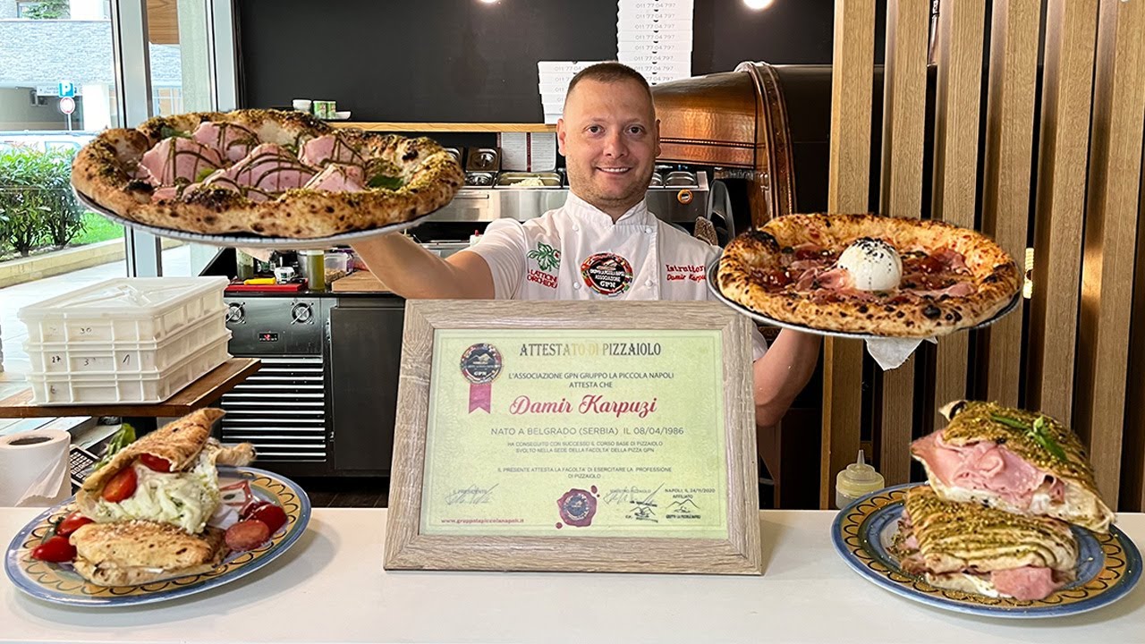 PIZZA KOJU MORATE DA PROBATE! Damir je Majstor svog zanata 🍕 KAKO NAPRAVITI PIZZU NAPOLITANU!?