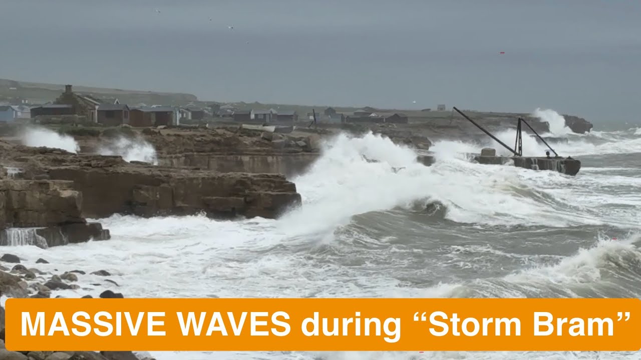 Episode 1: Massive Waves and Swells at Portland Bill, Dorset, during Storm Bram, Jurassic Coast