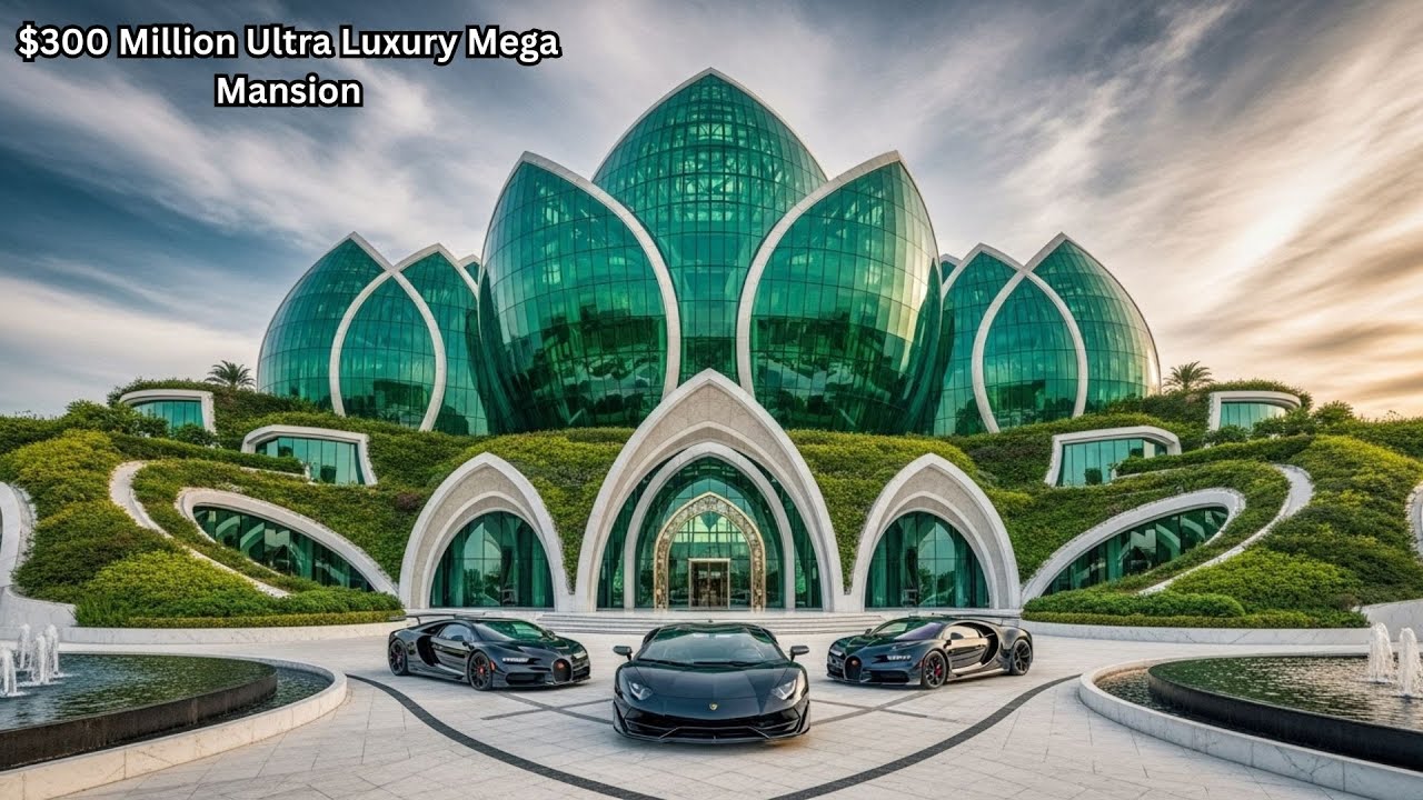 🎯 «Внутри роскошного мегаособняка стоимостью 300 миллионов долларов | Шедевр футуристической архи...