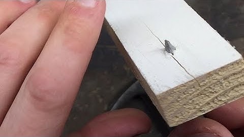 How to Hammer A Nail Through Wood Without Splitting It