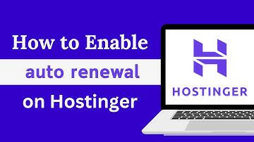 How to Enable auto renewal in hostinger