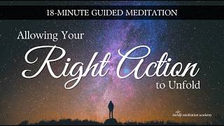 Allowing Your Right Action to Unfold | davidji