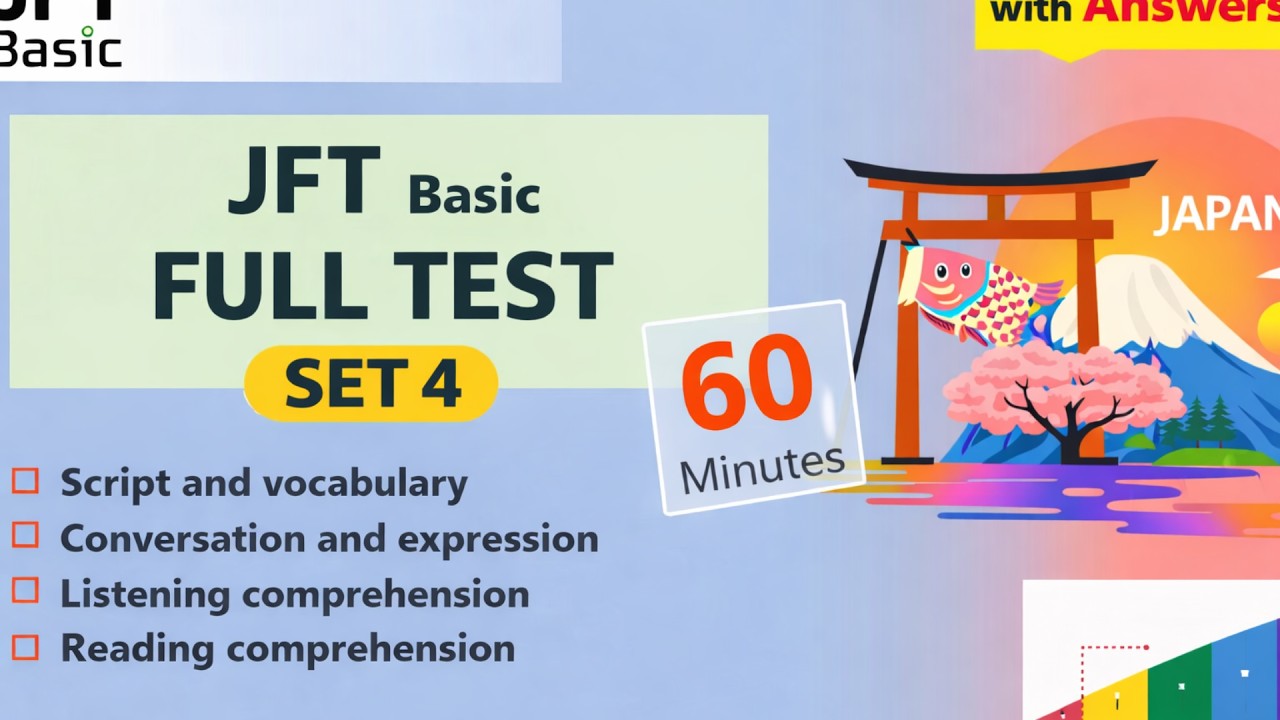 JFT FULL SET Model Question (250 Marks) ✅ | Full Practice Test | JFT A2 Mock Test (Latest) | SET 4