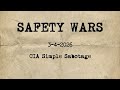 Safety Wars March 4 2026 Simple Sabotage OSHA Press Releases