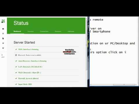 How to Access PC or Laptop Using Unified Remote Server for Android Smart Phone