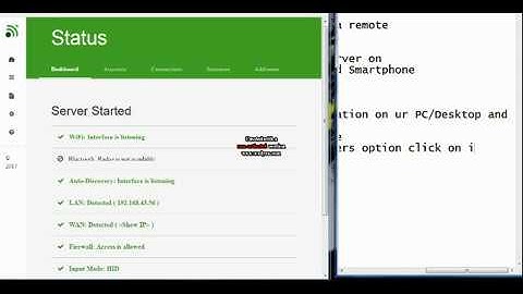 How to Access PC or Laptop Using Unified Remote Server for Android Smart Phone