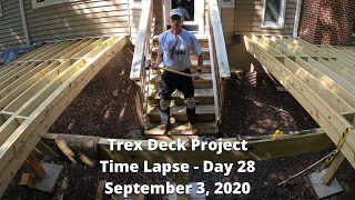 Trex Deck Project Time Lapse Day 28