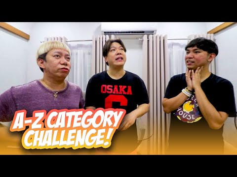 A-Z CATEGORY CHALLENGE (UBUSAN NG TALINO) | BEKS BATTALION
