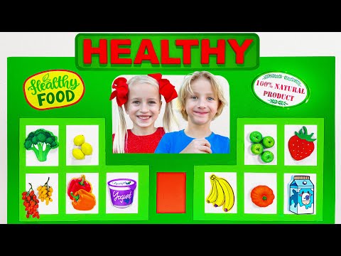 Healthy Food Cafe Adventure by Katya and Dima