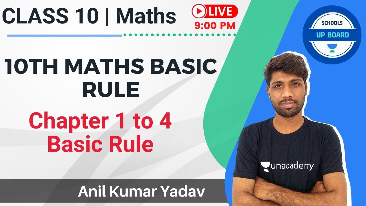Class 10 Maths |10th Maths Basic Rule | Chapter 1 to 4 Basic Rule ...