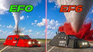 EF0 & EF6 TORNADO Level vs TORNADO INTERCEPT VEHICLES | Teardown