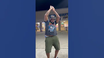 Dancing For Some Free Gas At The Gas Station Funny 