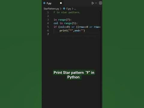 Printing Star pattern 