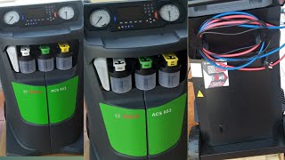 how to operate bosch acs 653 #add freon to your car