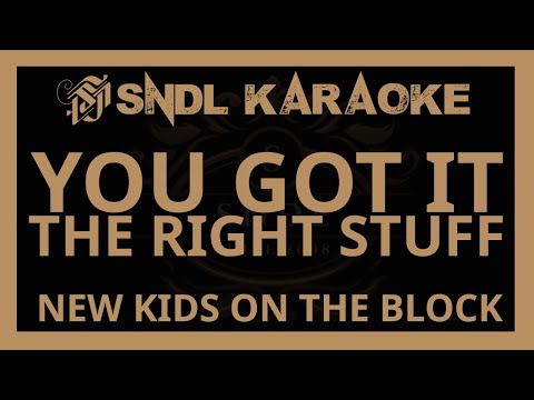 New Kids on the Block - You Got It (The Right Stuff) [Karaoke]
