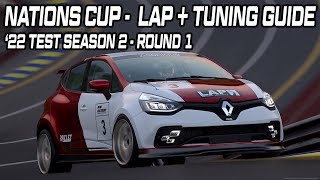 [Gran Turismo 7] '22 Nations Cup Test S2R1 - Lap, Tune Guide - Alsace Test Course (R) - Renault Clio screenshot 4