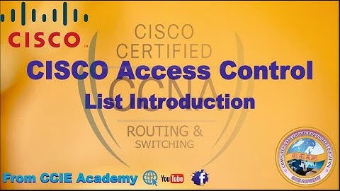 Cisco Access Control List Introduction in Urdu and Hindi