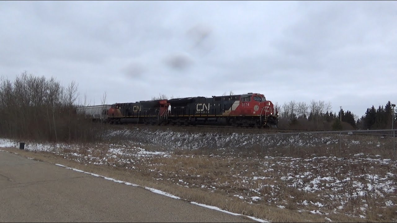 CN train creeps up on me!