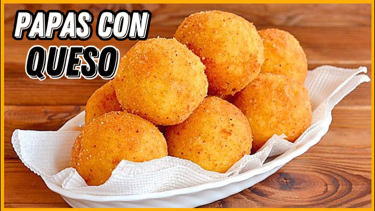 BOLAS DE PAPAS RELLENAS DE QUESO | BOLITAS DE PATATAS CON QUESO | NatyGloss Cocina