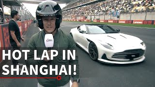 Im Aston Martin DB12! Christian Klien´s Hot Lap am Shanghai International Circuit