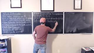 Intro. to Real Analysis: Lecture 10 - Intervals and why the Reals are Uncountable