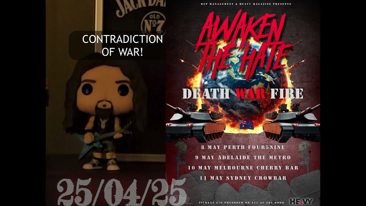 AWAKEN THE HATE  - Contradiction Of War promo reel
