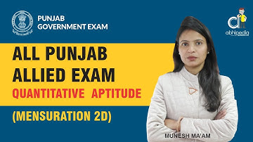 Naib Tehsildar | PSPCL | Excise Inspector I Mensuration 2D | By Munesh Ma