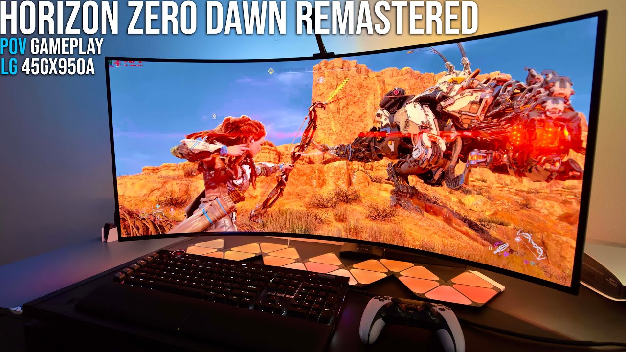 Horizon Zero Dawn Remastered Feels AMAZING on a LG 45" UltraWide OLED | 2025 Best Gaming Monitor