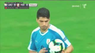 Luis Suarez Misses Penalty - Uruguay vs Peru 2019