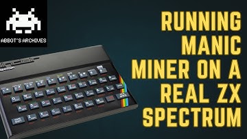 Running Manic Miner on a Real ZX Spectrum