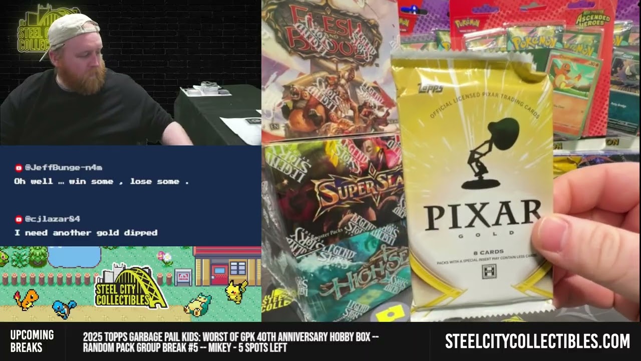 2025 Topps Pixar Gold Hobby Box -- Personal Break for CJ 2