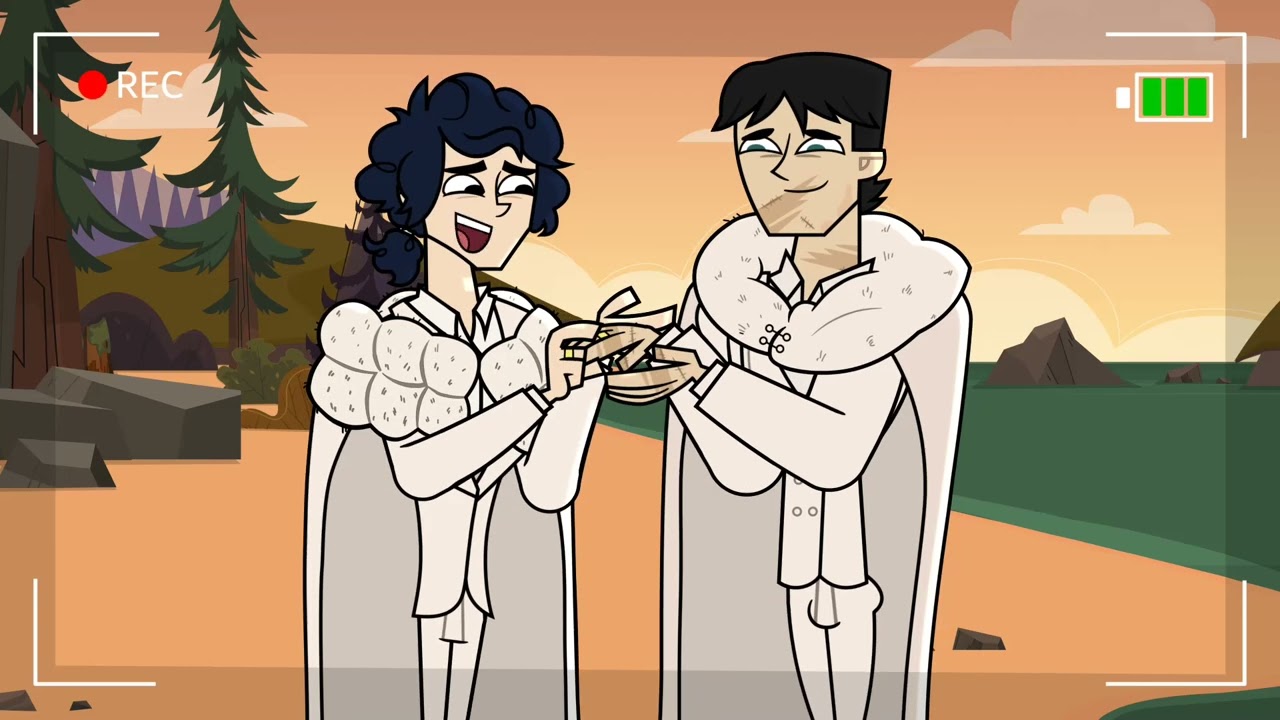 Tom and Jake Wedding inspired double greeting - Disventure Camp