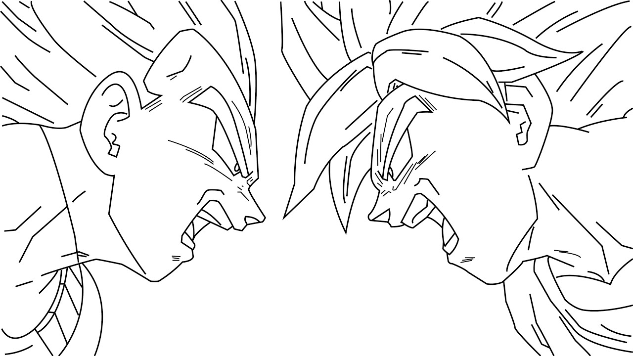 Total 32 Imagen Dibujos De Goku Y Vegeta A Lápiz Viaterramx