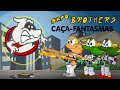 Caça Fantasmas em desenho animado brasileiro, homenagem ao filme original, com os Sapo Brothers