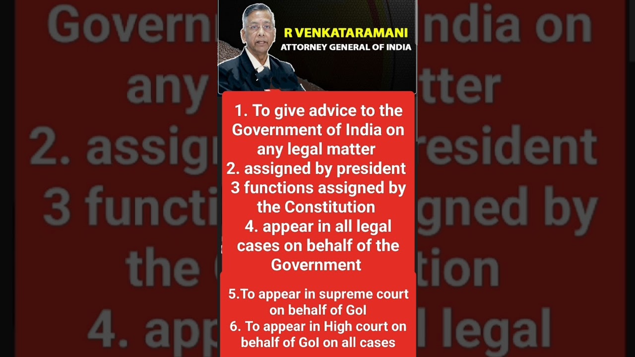 Duties of Attorney General 