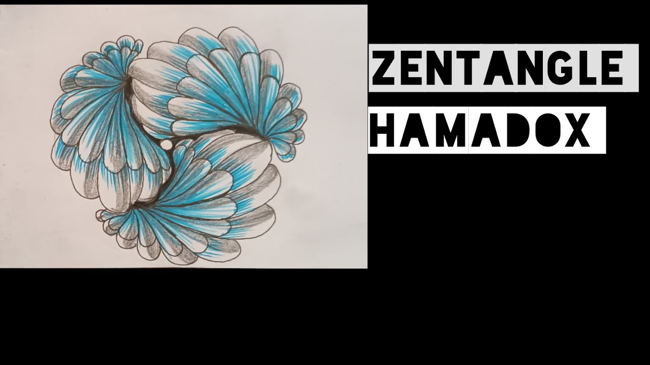 How to draw Tangle "Hamadox"