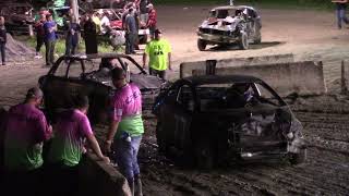 Bonestock Compacts Consolation - Vermont State Fair Demolition Derby 8-16-2023