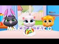 Angela and Becca’s Taco Cooking Chaos! 🌮🐱 | Talking Tom and Friends